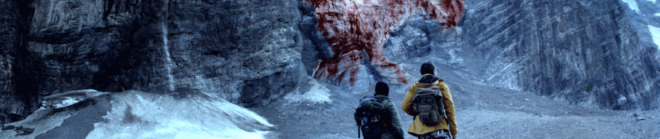 Der Gletscher färbte sich über Nacht blutrot. Warum? Alle Fotos: Drop-Out Cinema