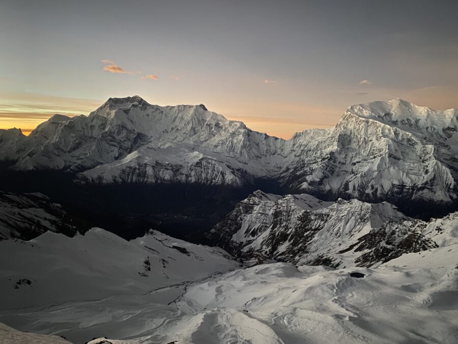 blick auf annapurna himalaya nepal