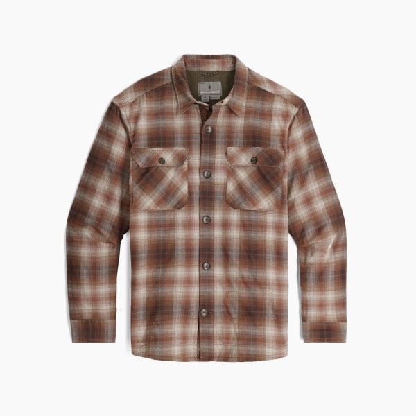 Snowcap Lined Flannel LS Seal Brown