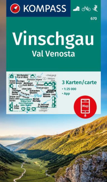 Wanderkarte Vinschgau