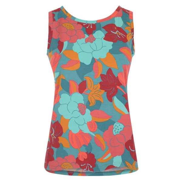 Neha High Neck Tank W Hydra Floral