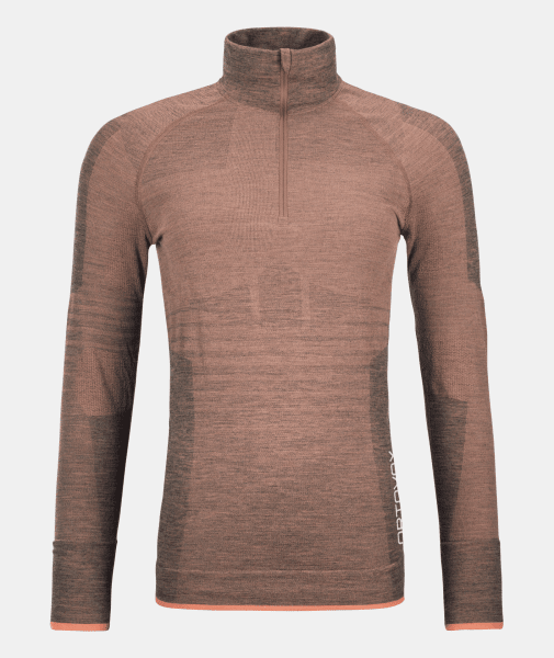 230 Comp Zip Neck W Bloom