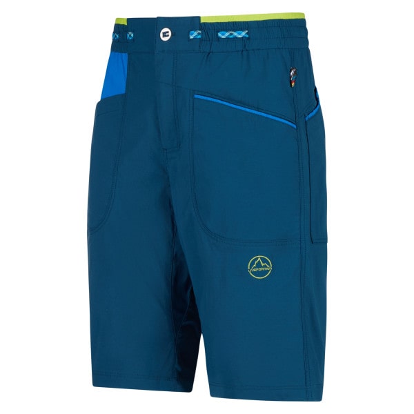 Belay Short M Storm Blue/Electric Blue