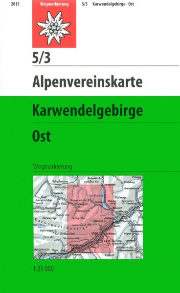 AV-Karte 5/3 Karwendelgebirge, Ost
