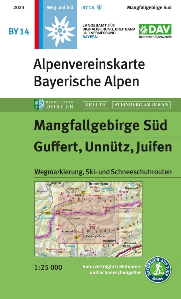 AV-Karte BY 14 - Mangfallgebirge Süd