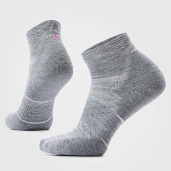 Run Targeted Cushion Ankle W Light Gray/White