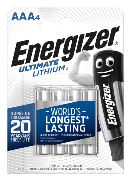 Energizer Lithium Batterie AAA 4er