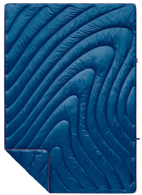 Rumpl Original Puffy Blanket deepwater Inlett, Hütten