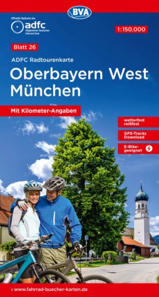 Oberbayern West / München Fahrradkarte