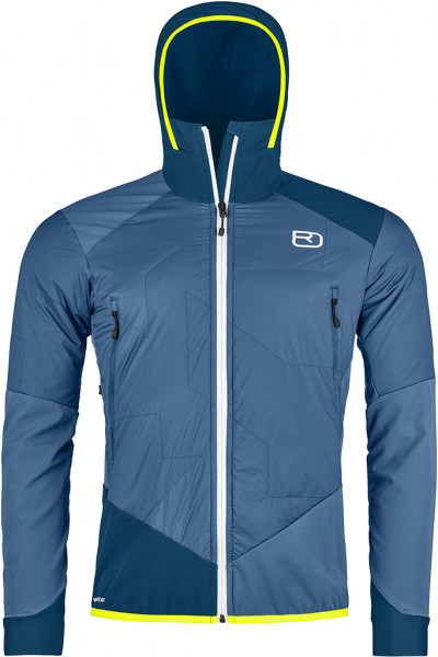 Swisswool Col Becchei Hybrid Jacket Man - mountain blue