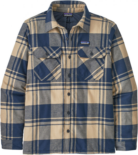 Men&#039;s Insulated Organic Cotton Midweight Fjord Flannel Shirt - live oak