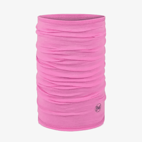 Lightweight Merino Wool Solid Fluor Fuchsia