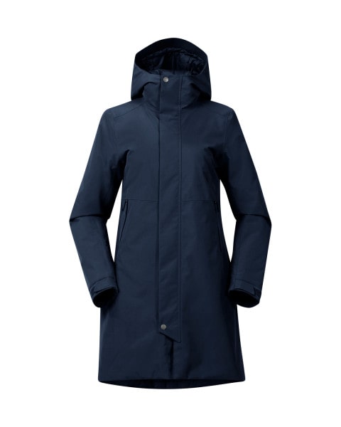Urban Insulated Shell Coat W Navy Blue