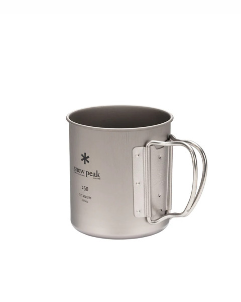 Titanium Single Wall Mug 450 - silver