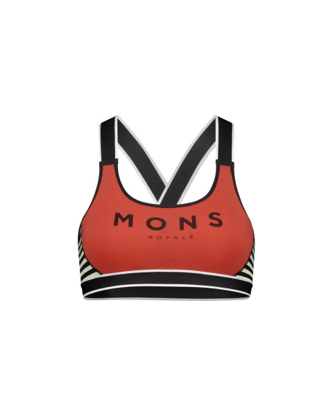 Stella X Back Bra W Cranberry/Mr Stripe