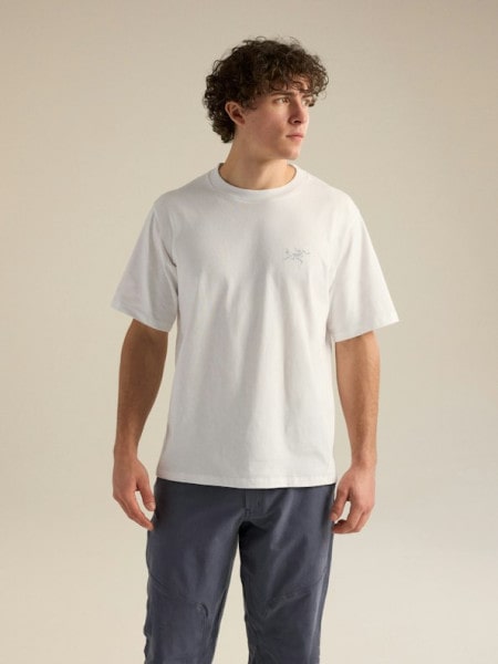 Kragg Cotton Emblem Crew-White Light