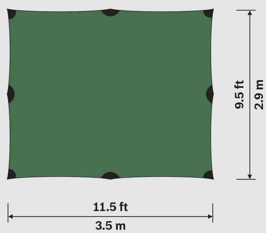 Hilleberg Tarp UL 10 - grün Tarps im Camp4 kaufen