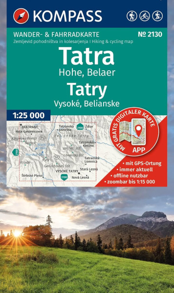 Wanderkarte Hohe Tatra