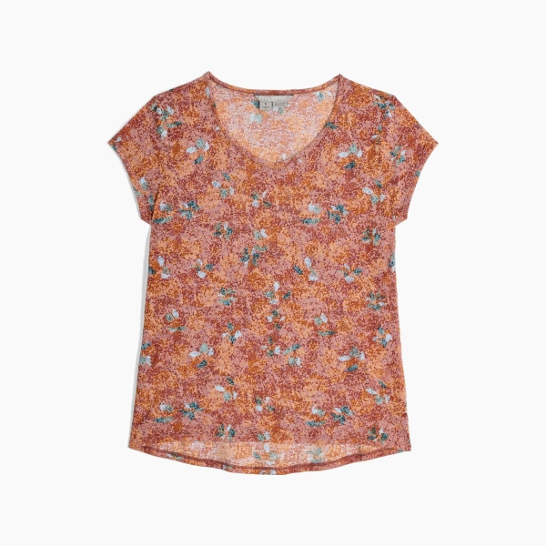 Featherweight Tee W Mahogani Marigold