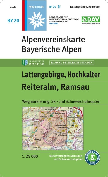 AV-Karte BY 20 - Lattengebirge-Reiteralm