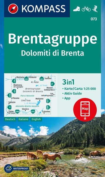 Wanderkarte Brentagruppe