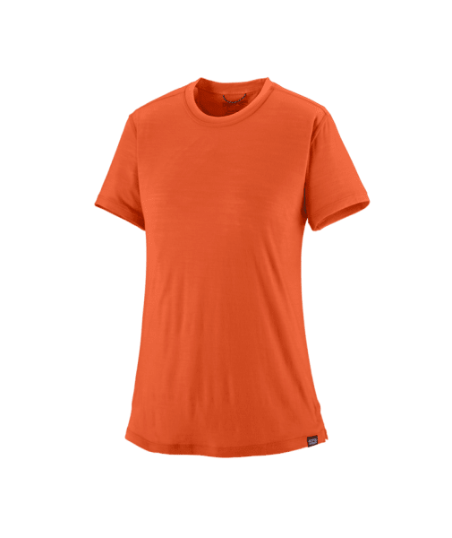 Cap Cool Merino Blend Shirt W Coal Orange