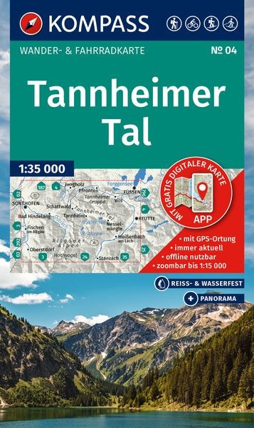 Wanderkarte 04 Tannheimer Tal