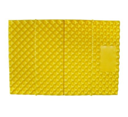 Faltbares Sitzkissen Yellow/Alu