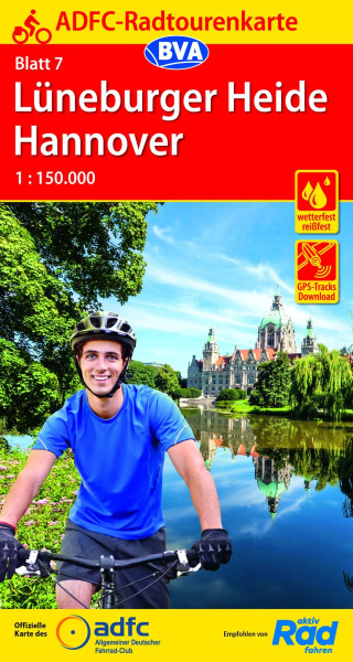 Lüneburger Heide / Hannover Fahrradkarte