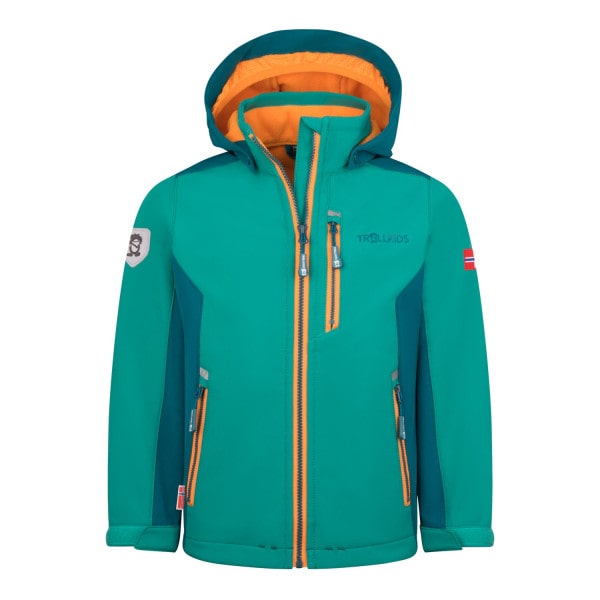 Kids Balestrand Jacket - Sea Green/Sunset