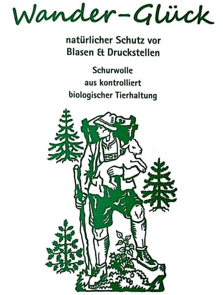 Wanderglück - Wolle zur Blasen-Vermeidung