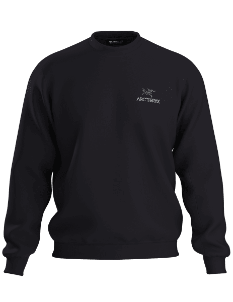 Emblem Fleece Crew Black