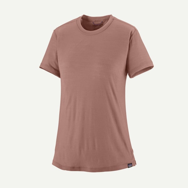 Capilene Cool Merino T Shirt Woman Moon Taupe