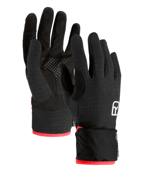 Fleece Grid Cover Glove Woman - Black Raven