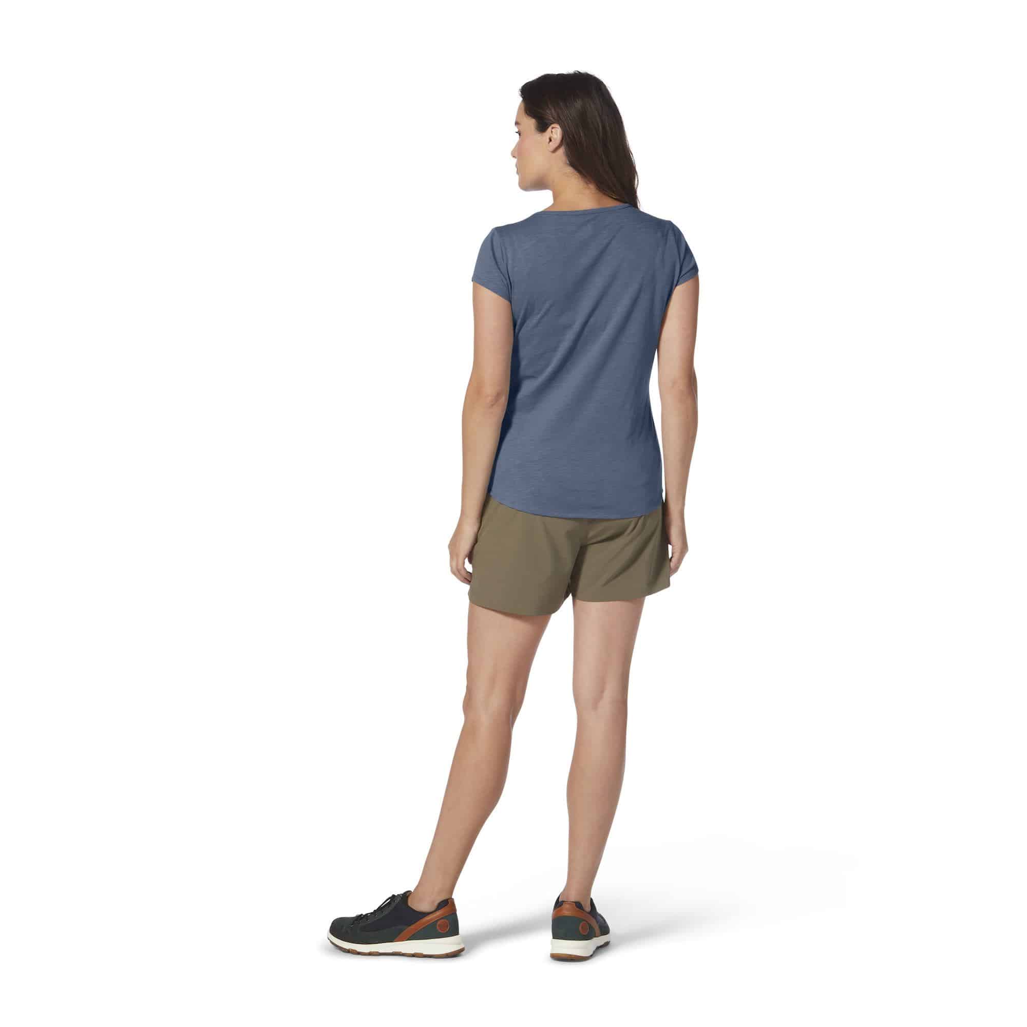 Baseball Contrast Slub Tee Sea Green/Taupe