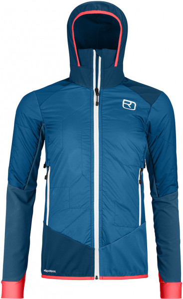 Swisswool Col Becchei Hybrid Jacket Woman -mountain blue