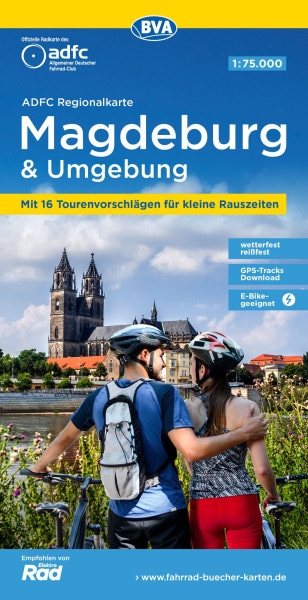Magdeburg und Umgebung Fahrradkarte
