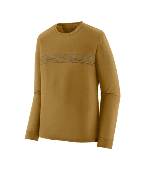LS Cap Cool Merino Blend Shirt Bobcat Brown