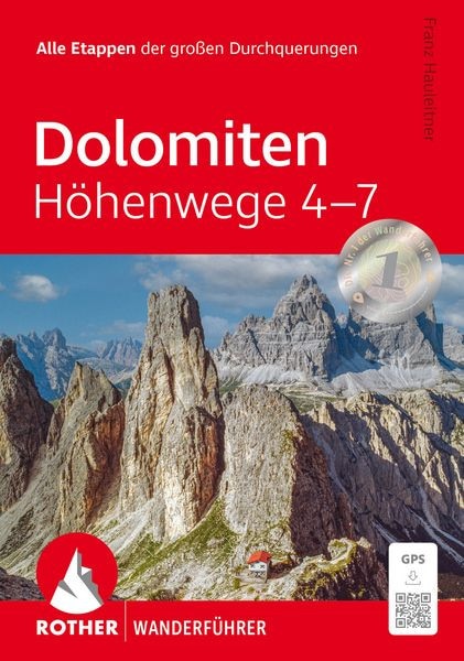 Wanderführer Dolomiten Höhenwege 4-7