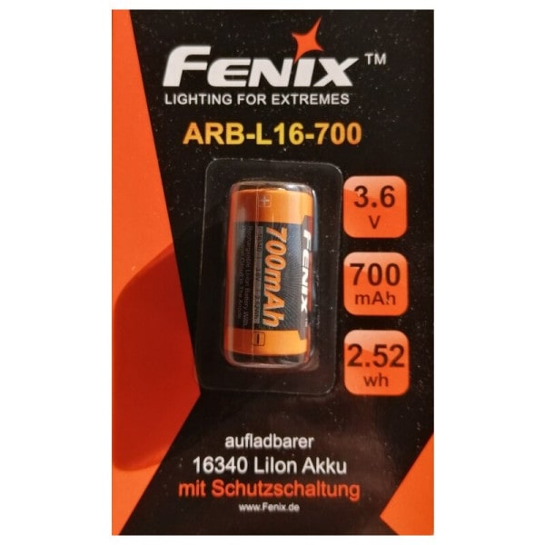 Fenix Akku 16340 700mAh (ARB L16 700)