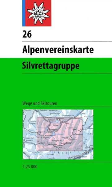 AV Karte 26 Silvrettagruppe