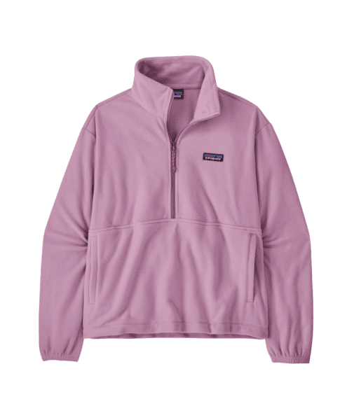 Micro D 1/2 Zip Fleece Pull W Light Violet