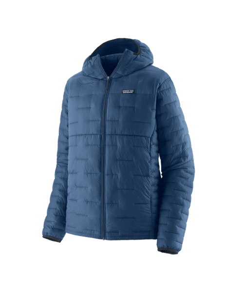 Micro Puff Hoody Clement Blue