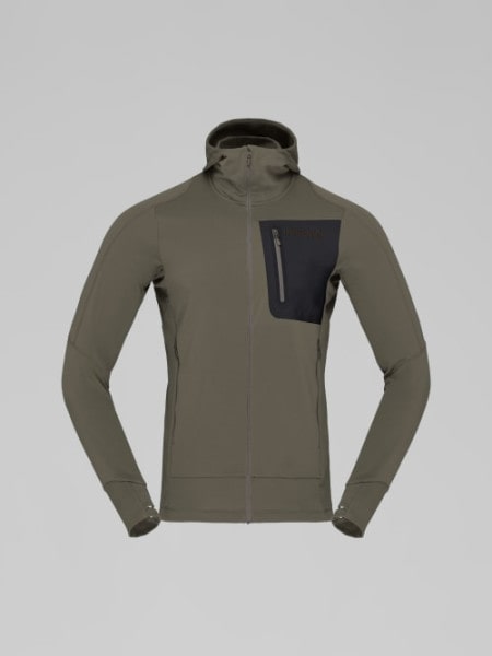 Falketind Power Grid Zip Hood Beluga