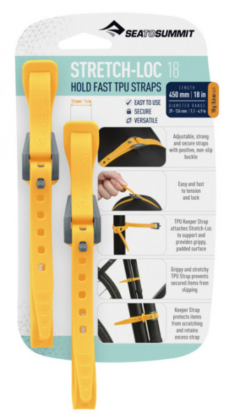 Stretch-Loc TPU Straps 2er Pack