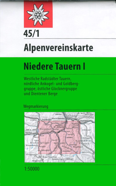 AV Karte 45/1 - Niedere Tauern I