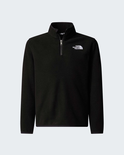 Teen Glacier 1/4 Zip Pullover-TNF Black