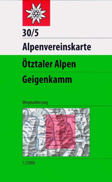 AV-Karte 30/5 - Ötztaler Alpen, Geigenkamm