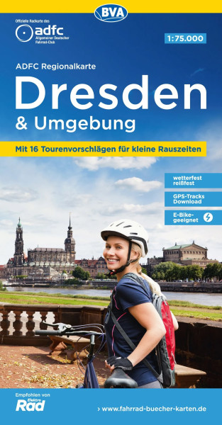 Dresden und Umgebung Fahrradkarte