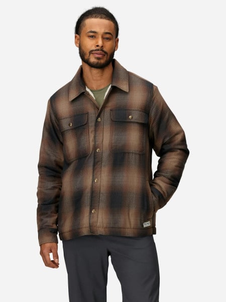 Ridgefield Sherpa Flannel Black